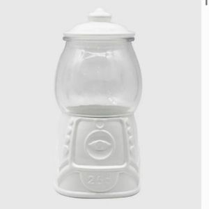 Target Bullseye White Gum-ball Machine